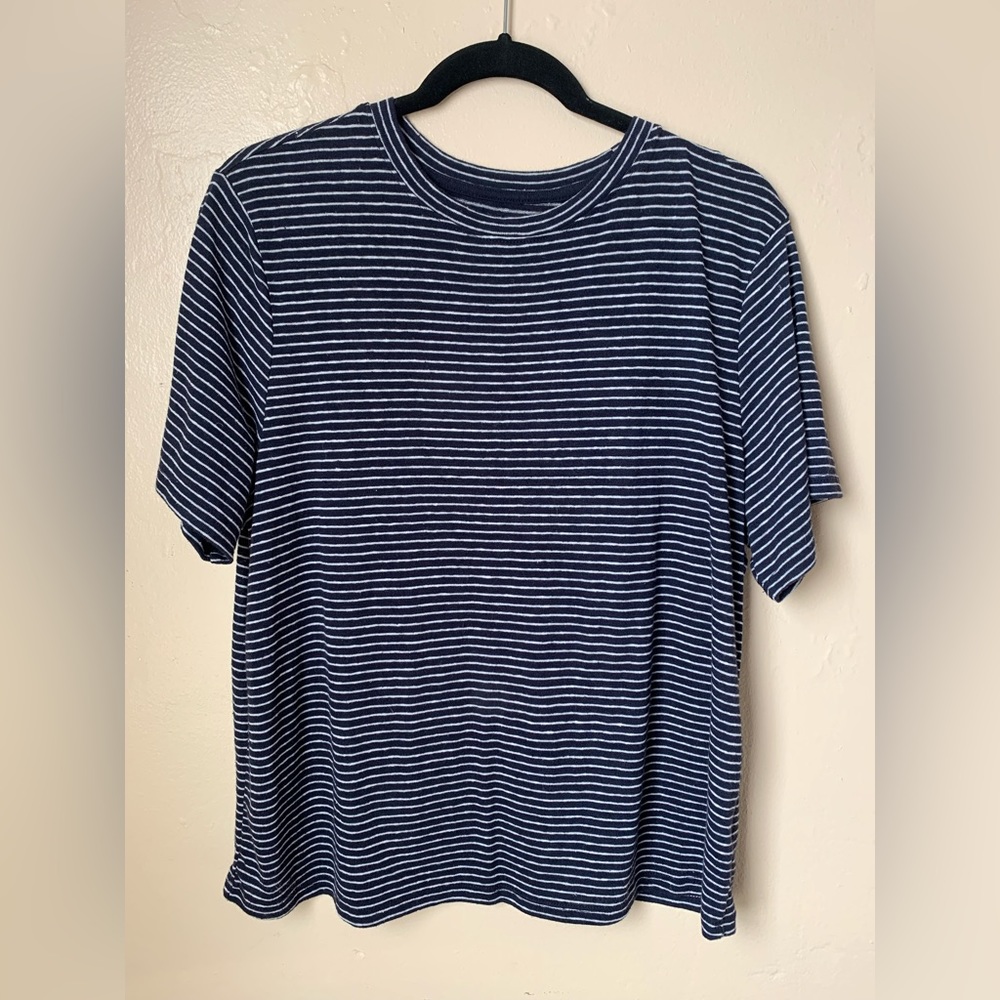 NWOT Navy striped t-shirt